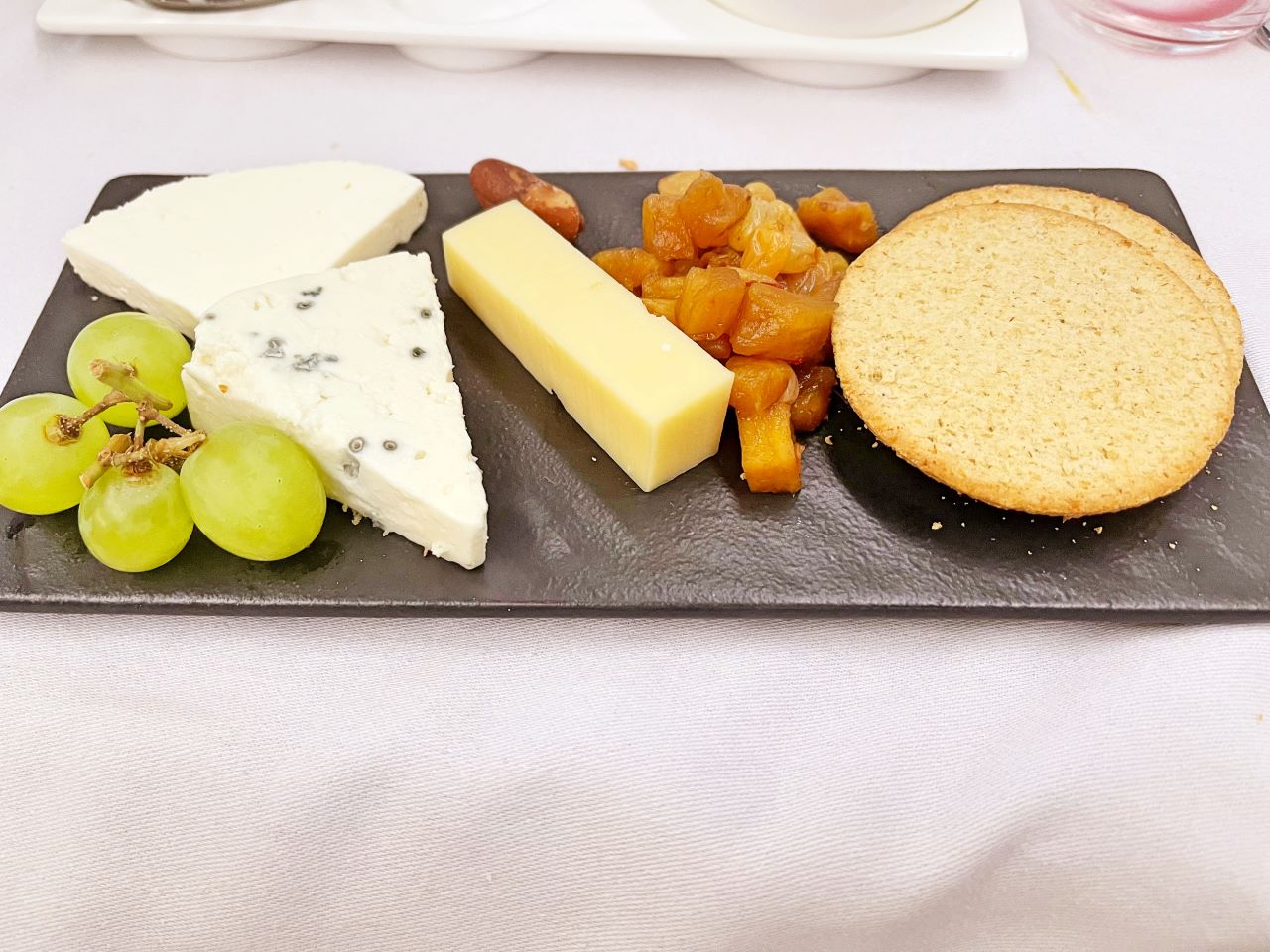 British Airways A350 Business Class Cheese